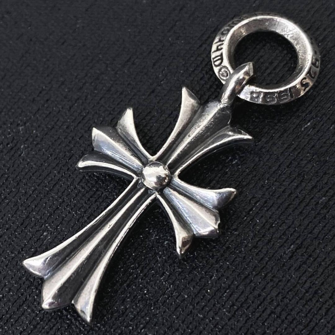CHROME HEARTS シルバー 925 タイニー CH クロス チャーム