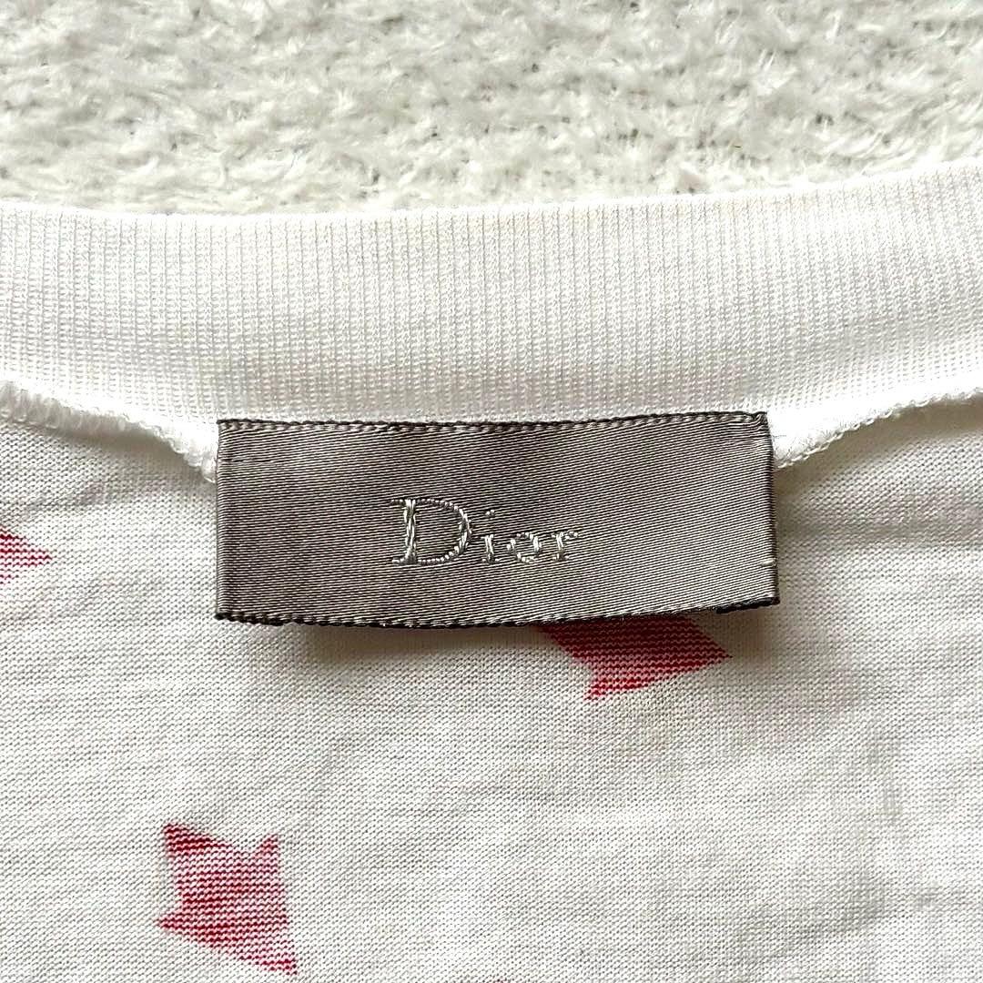 【希少アーカイブ】Dior Homme 08SS アロー総柄 VネックTシャツ