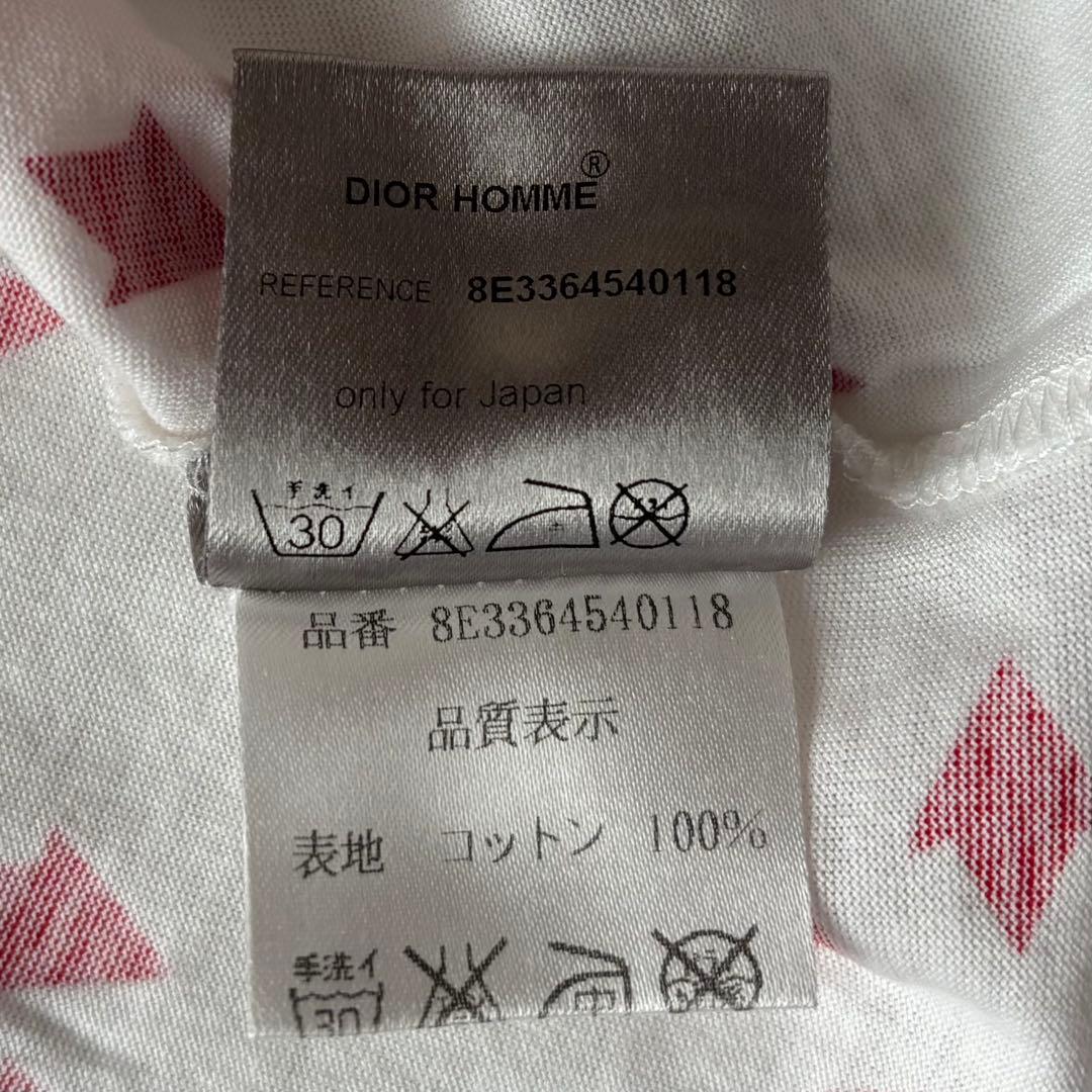 【希少アーカイブ】Dior Homme 08SS アロー総柄 VネックTシャツ