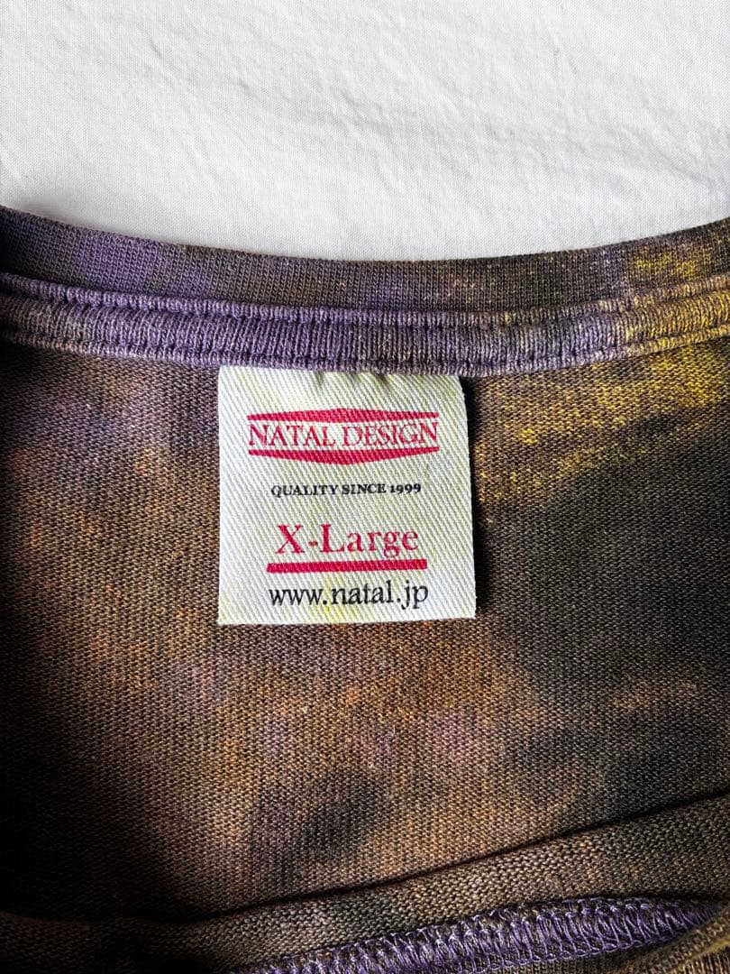 トップス NATAL DESIGN HEMP WIDE TEE AIOT! DYE ver