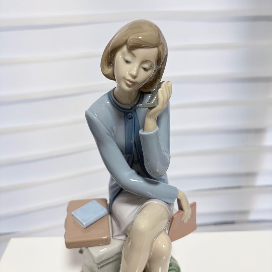LLADRO リヤドロ 外出先で GO ON ALWAYS #6749 陶器