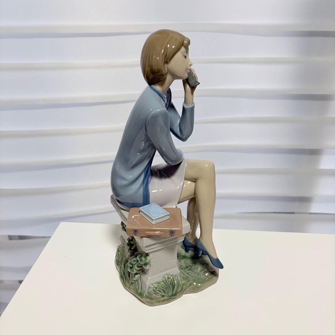 LLADRO リヤドロ 外出先で GO ON ALWAYS #6749 陶器