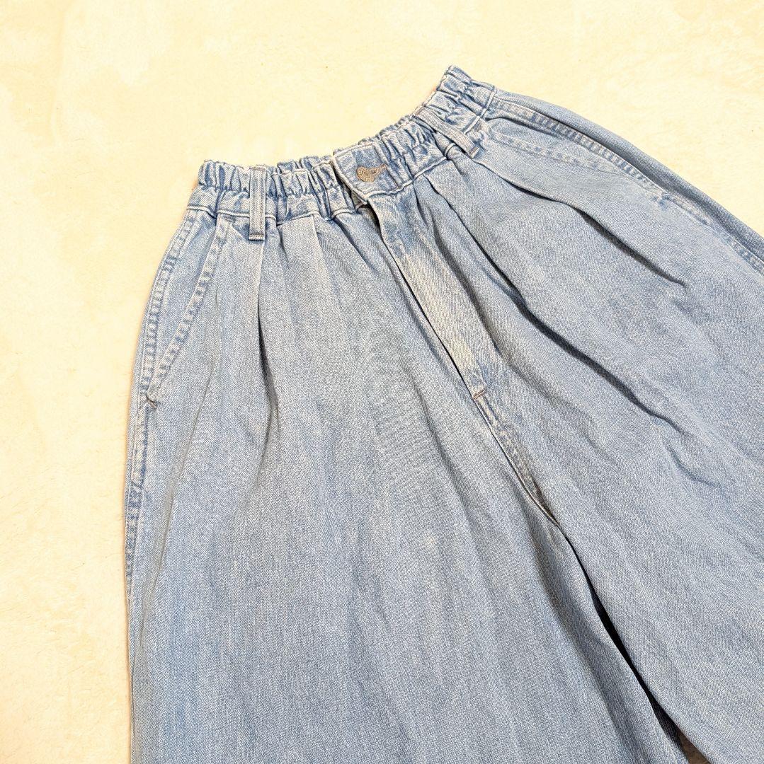 【美品】HARVESTY ハーベスティ 10ozデニム サーカスバギーパンツ 1