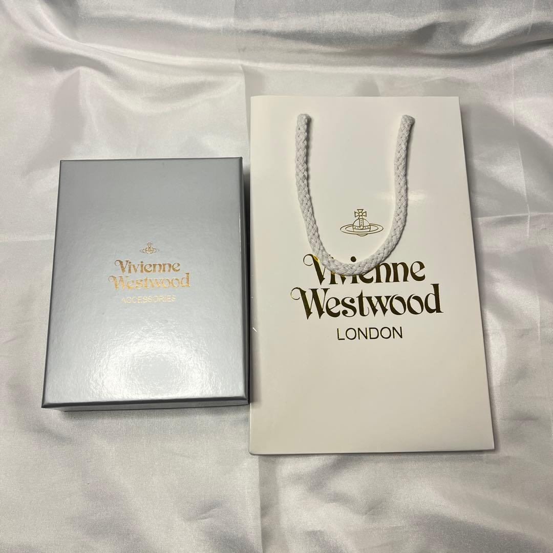 新品 Vivienne Westwood ブラック クロコダイル柄 三つ折り財布