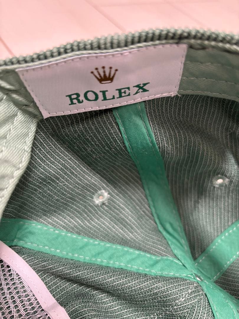 ROLEX コーデュロイキャップ グリーン