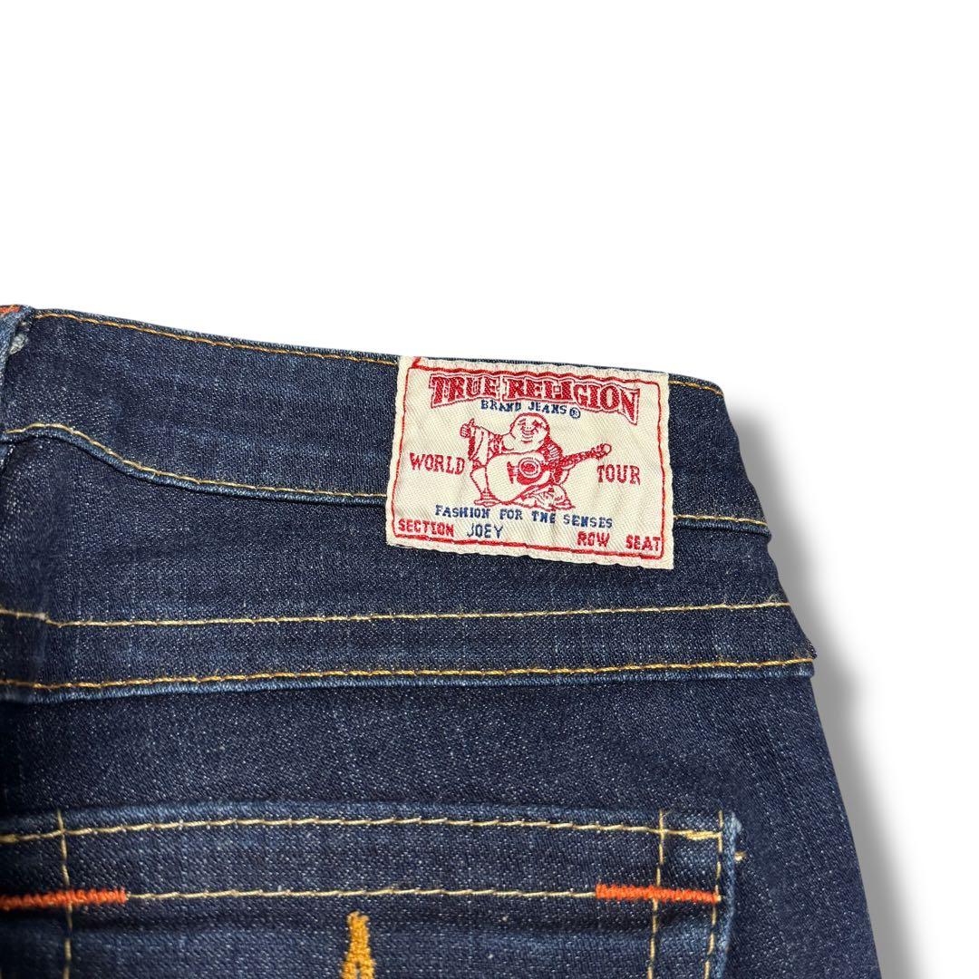 トゥルーレリジョン JOEY フレアデニムパンツ 25 USA製 濃紺