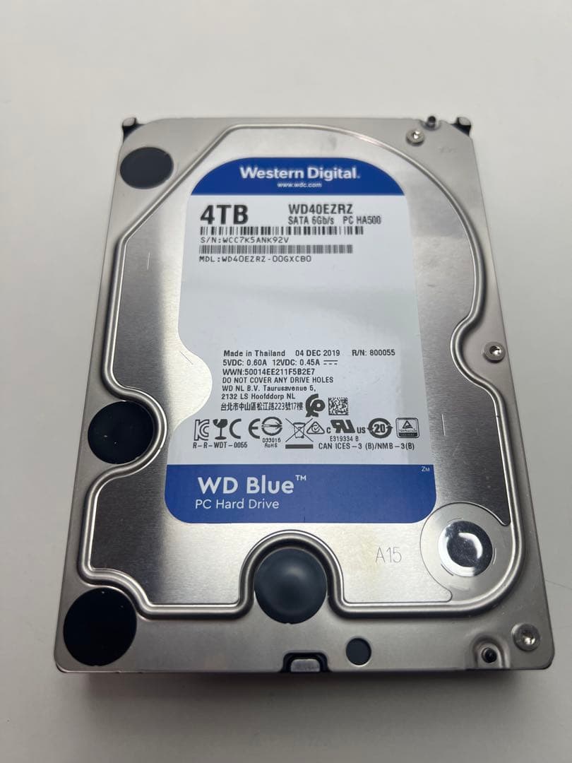 ツ*ン様 【CMR方式】WD Blue 4TB HDD 3.5インチ WD40E