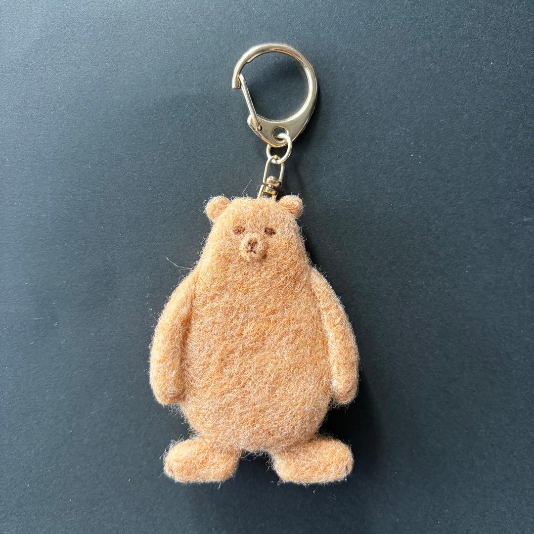 【☆Ted様☆】　羊毛フェルトキーホルダー　しろくま　ハンドメイド　くま