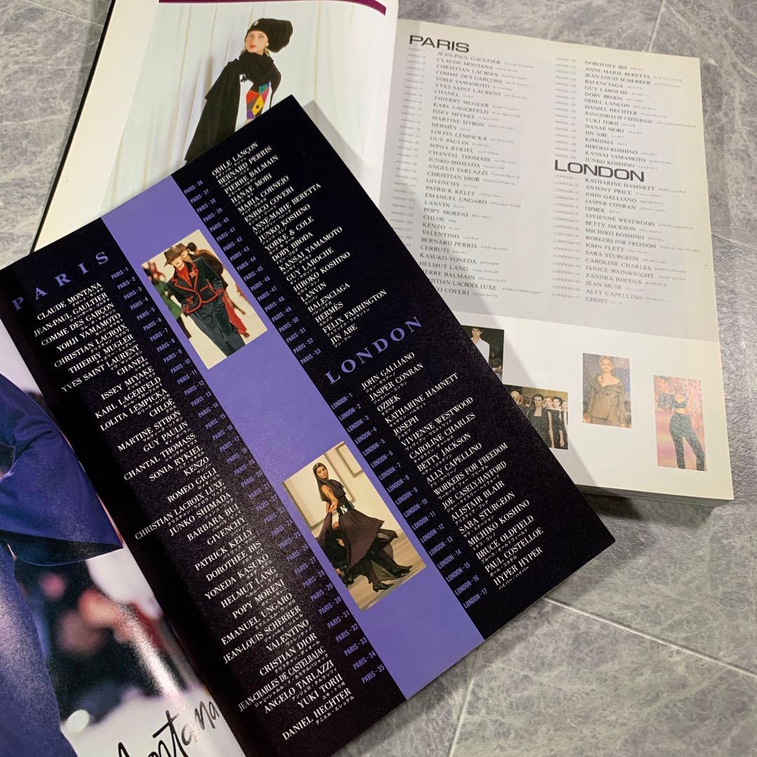 ARCHIVE GAP JAPAN 1989-90 パリコレ ルック本 セット