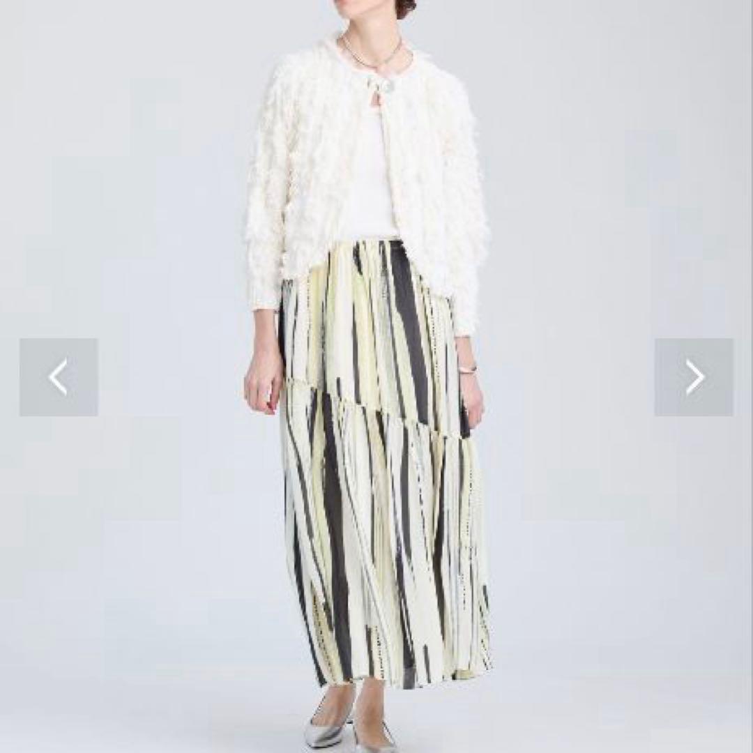 試着のみ HOUSE OF LOTUSシルクストライプスカート