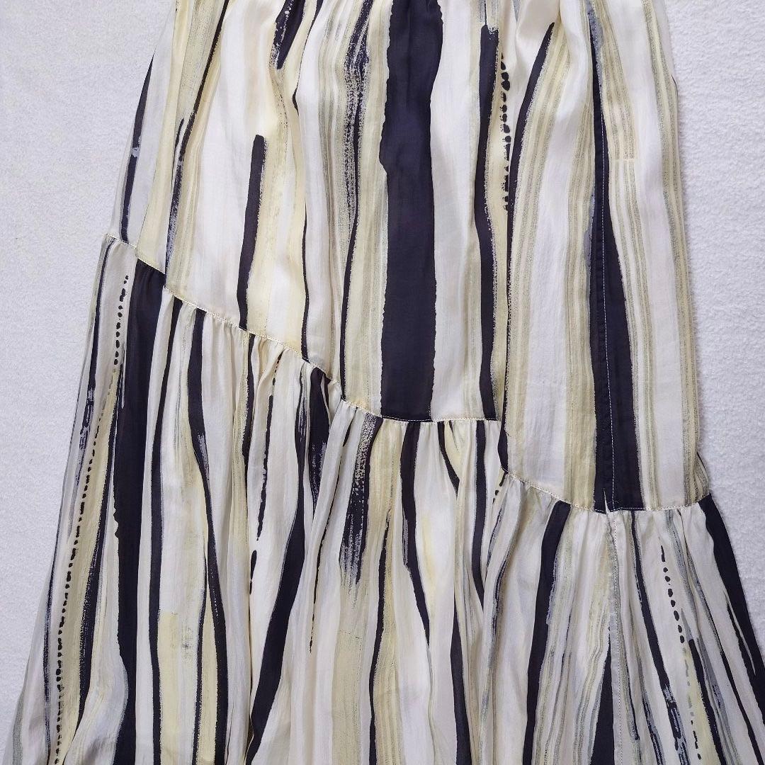 試着のみ HOUSE OF LOTUSシルクストライプスカート