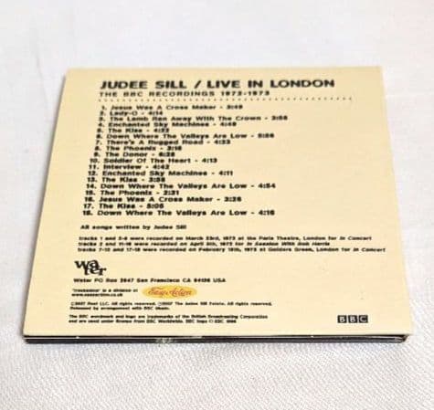 Judee Sill　LIVE IN LONDON　ジュディ・シル　CD