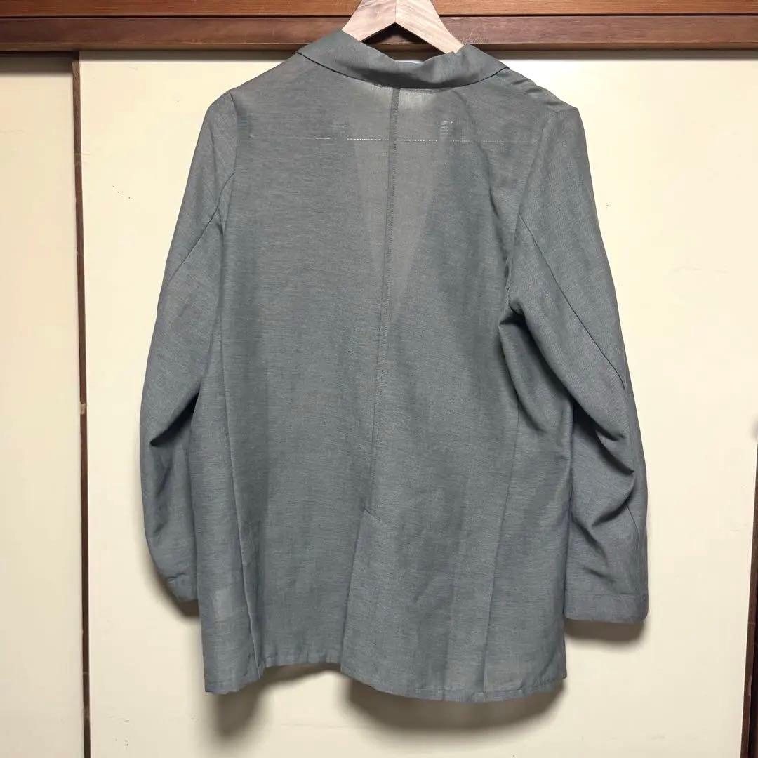 24SS✨DOUDOU シアーダブルジャケット　ウォッシャブル　グレージュ