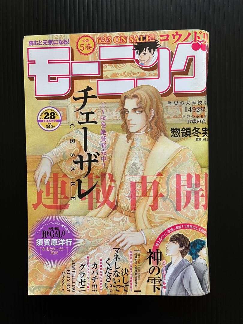神の雫 最終話 チェーザレ 週刊モーニング 2014年 第27号 第28号