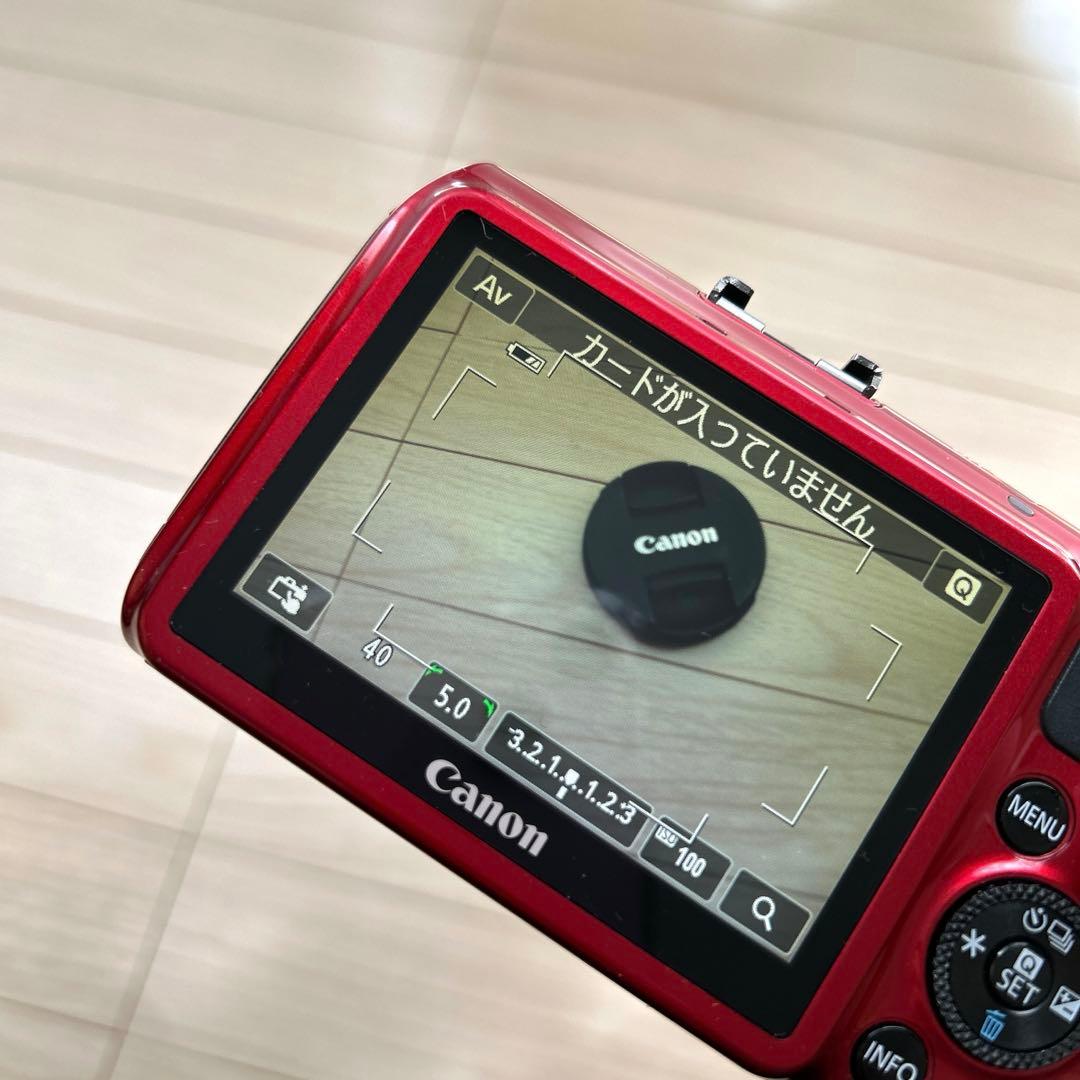 Canon EOS M レッド ミラーレス一眼カメラ レンズ付き