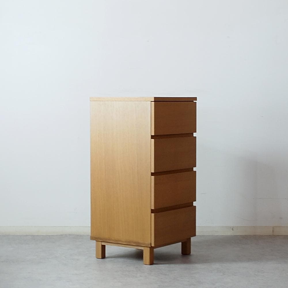廃盤 無印良品/MUJI オーク材 チェスト 40cm ZR24633