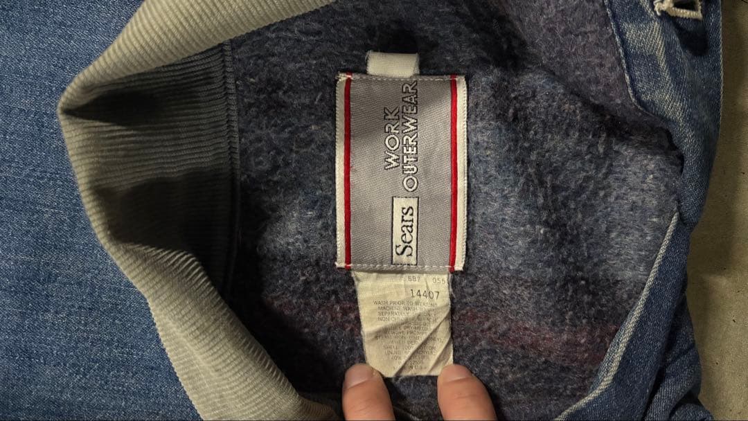 70s Sears カバーオール　USA製　襤褸　42〜
