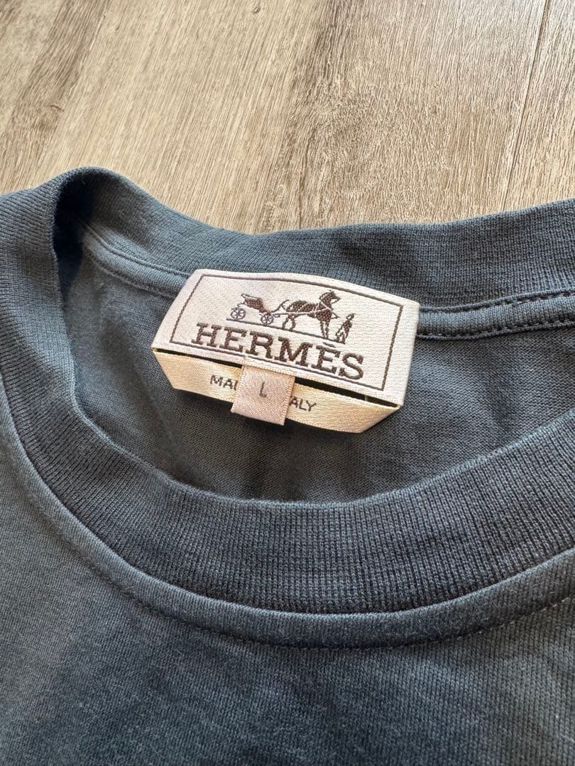 HERMES グラフィックTシャツ Lサイズ