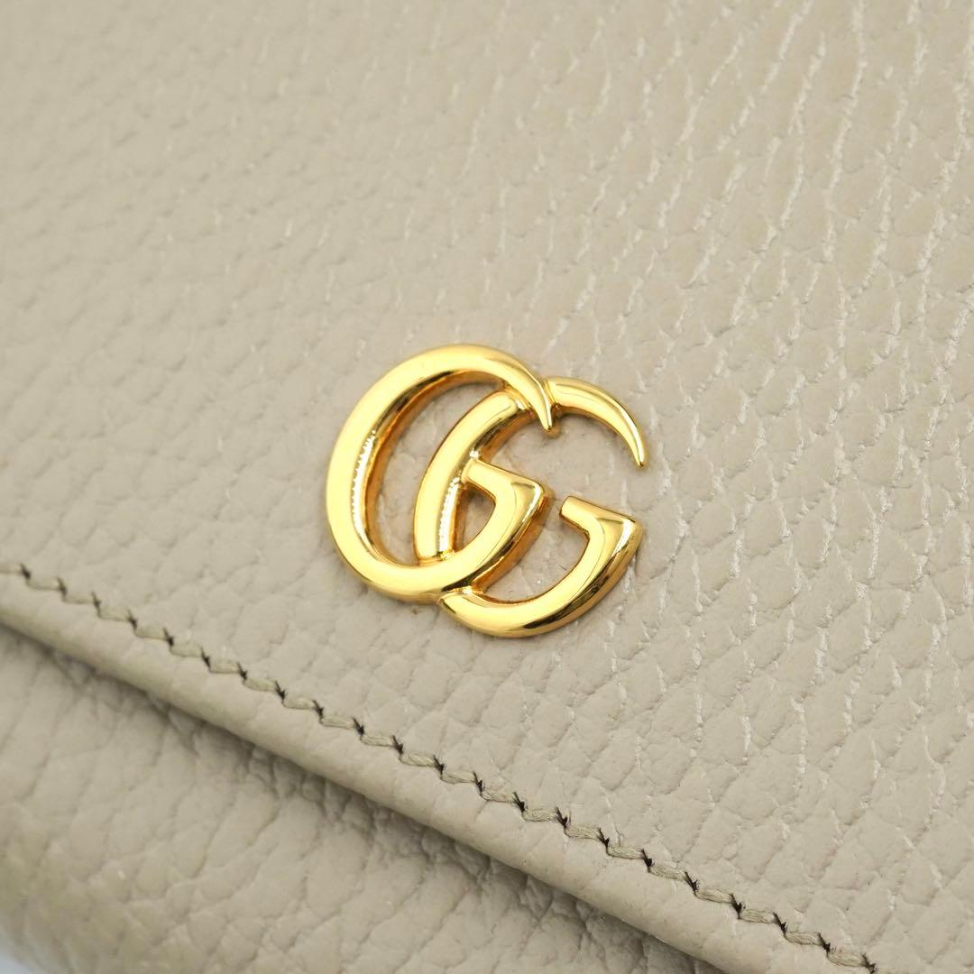 ✨新品未使用・箱付き✨　GUCCI ミニ財布　マーモント　GGロゴ　バイカラー