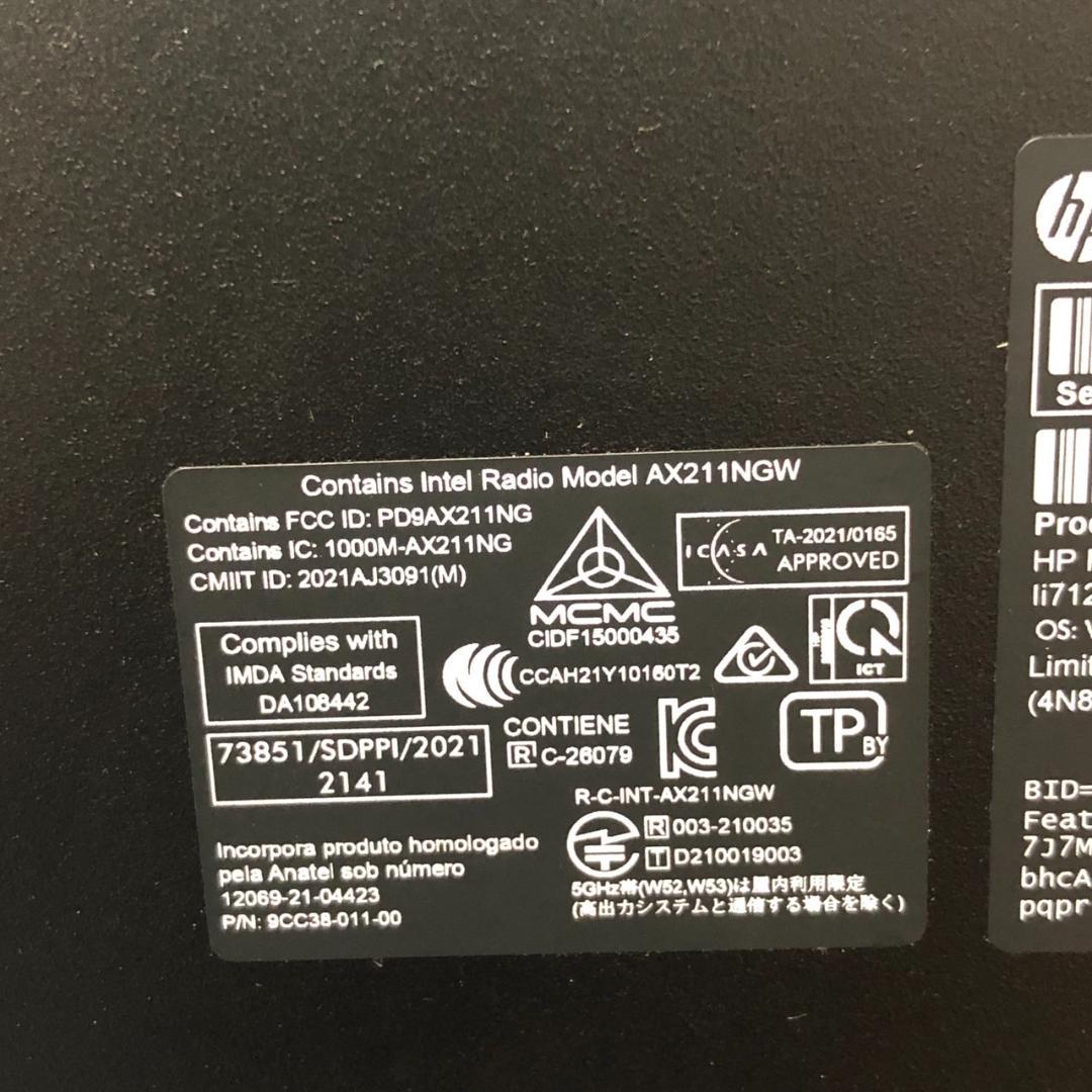 HP スリム型 デスクトップPC ビジネスPC ブラック
