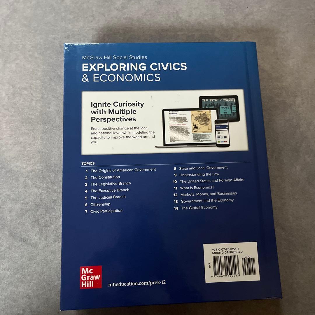 語学・辞書・学習参考書 EXPLORING CIVICS & ECONOMICS