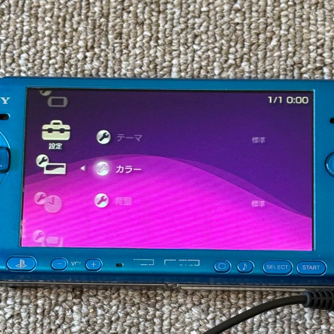 PSP-3000 本体 バイブラントブルー 3-001