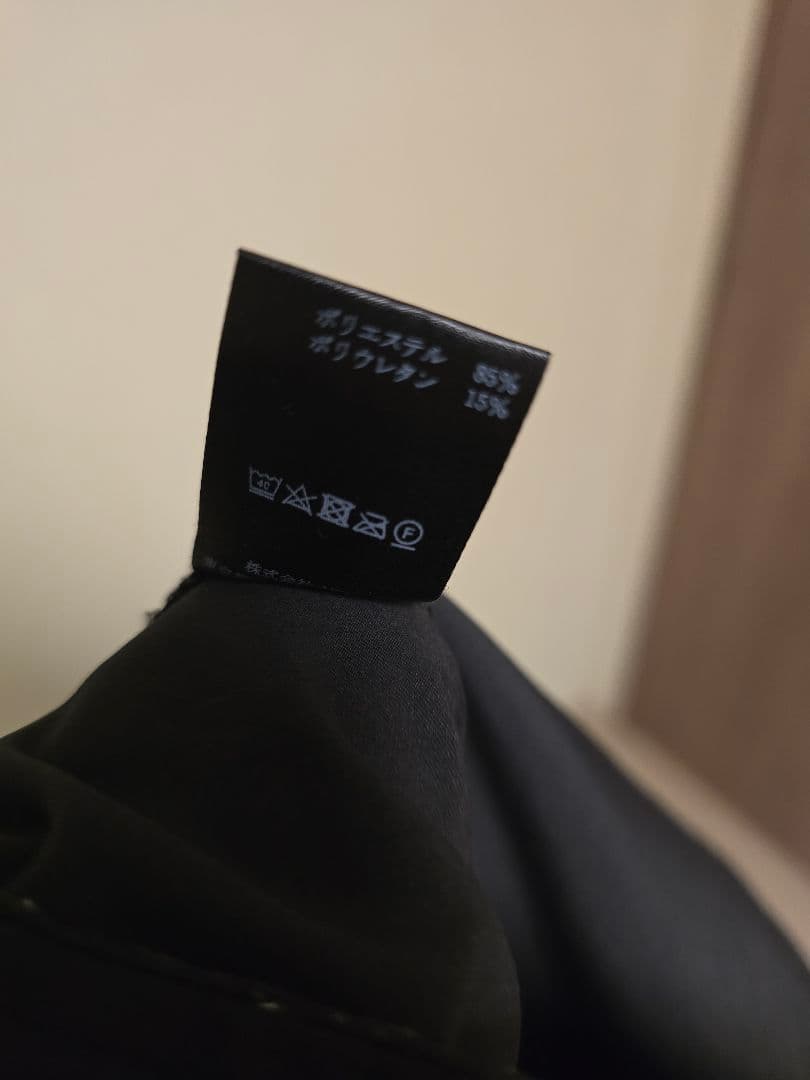 1PIU1UGUALE3 GOLF　ZIP SLACKS［BLACK］
