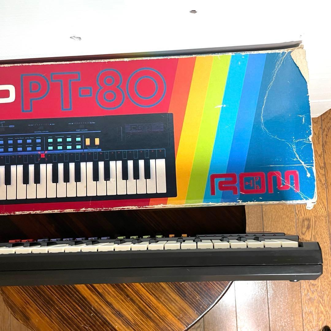 【音質良好・動作OK】CASIO PT-80 レゲエ音源 ミニガイド付キーボード