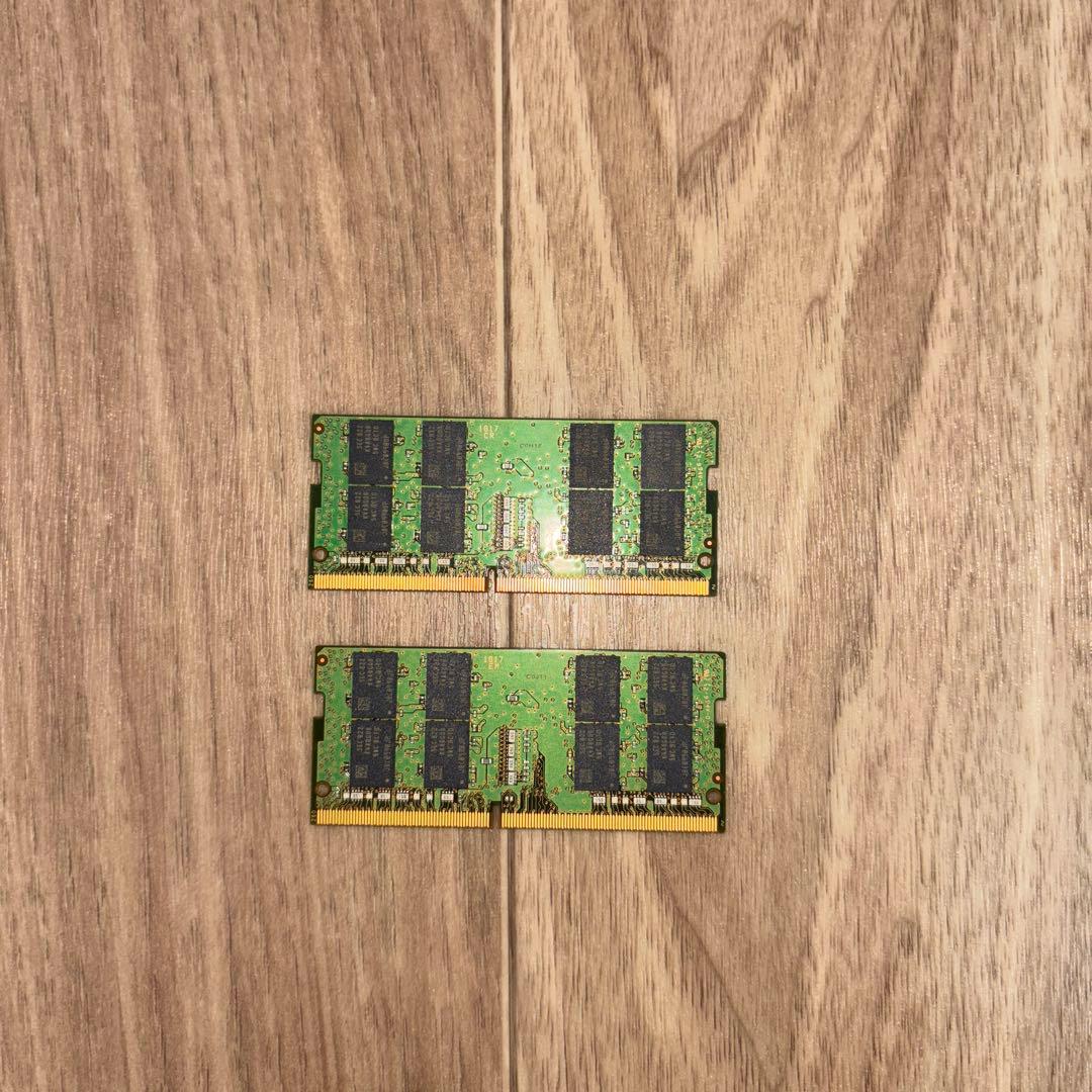 Samsung DDR4 ノートPC用メモリ 32G(16GB 2枚)