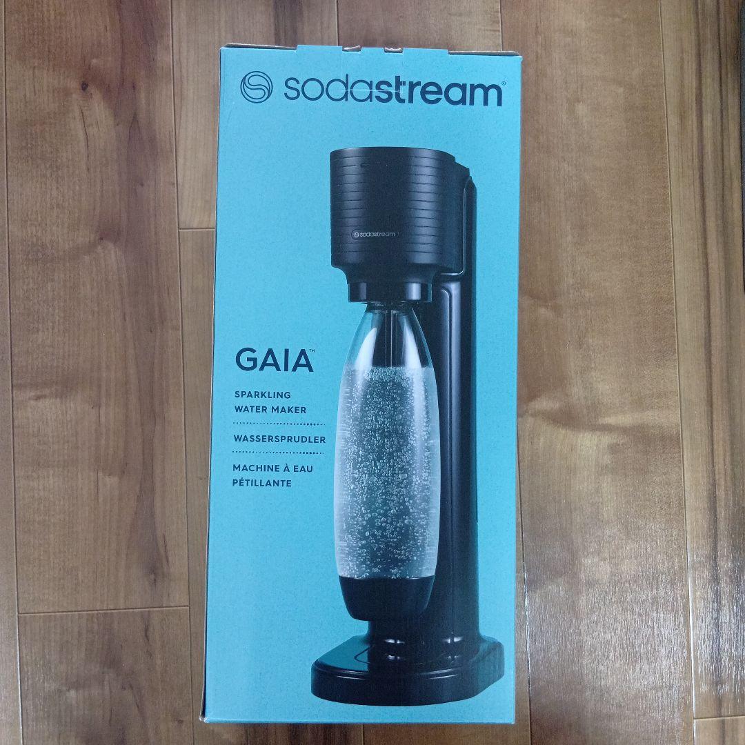 ヒ*デ様 【新品未使用】SodaStream GAIA 炭酸水メーカー ブラック