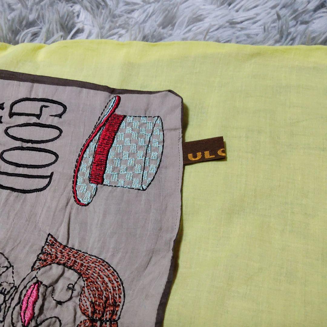 ULOCO ウロコ　刺繍　大判ストール