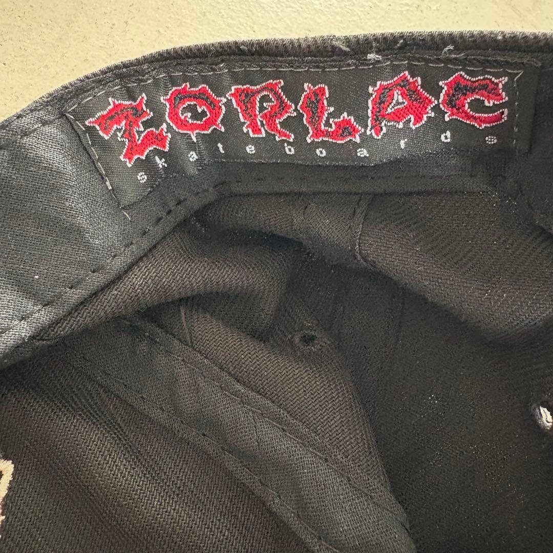 90s ZORLAC 刺繍ロゴ スナップバック
