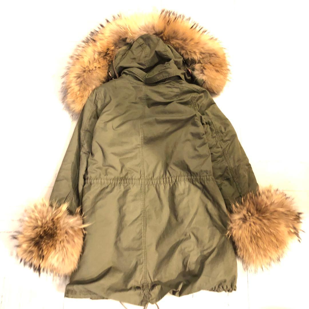 00’s Panajiファー付き スペシャルモッズコートgrunge Y2K