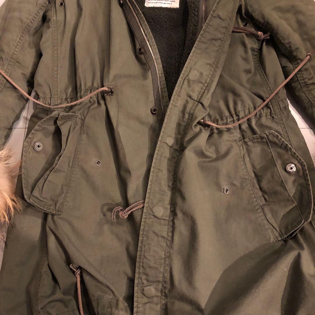 00’s Panajiファー付き スペシャルモッズコートgrunge Y2K