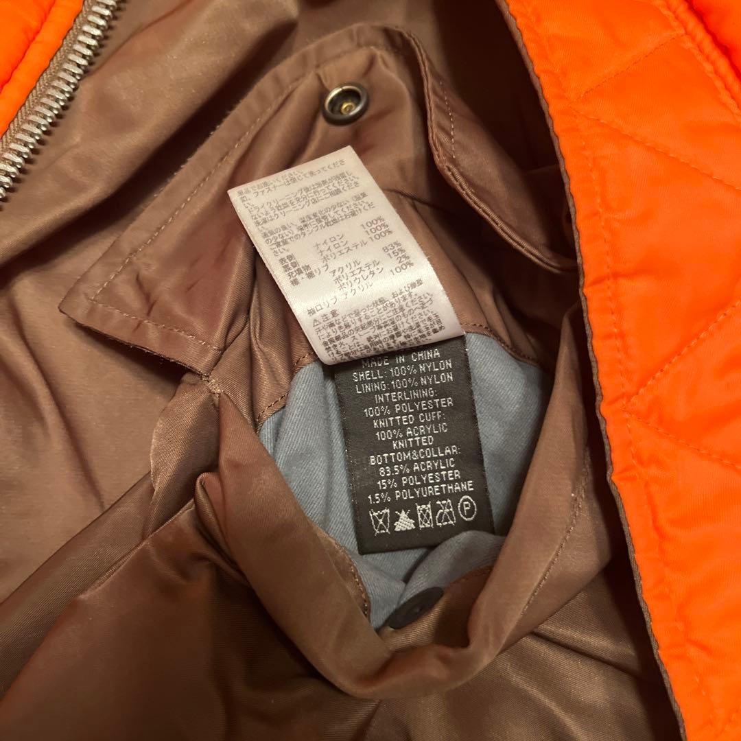 ALPHA INDUSTRIES MA-1 フライトジャケット ブラウンSサイズ
