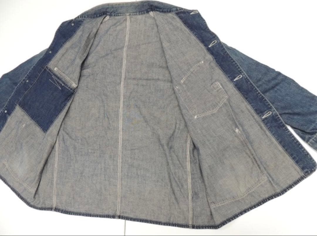 40S 50S VINTAGE復刻カーハート ハートタグ デニムカバーオール