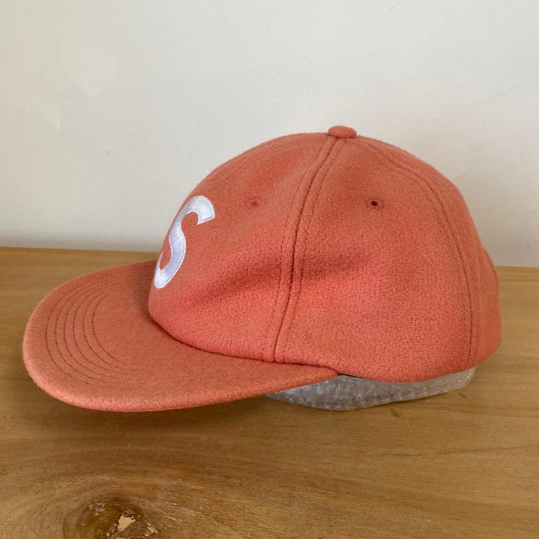 supreme シュプリーム　キャップ　サーモンピンク　MADE IN USA