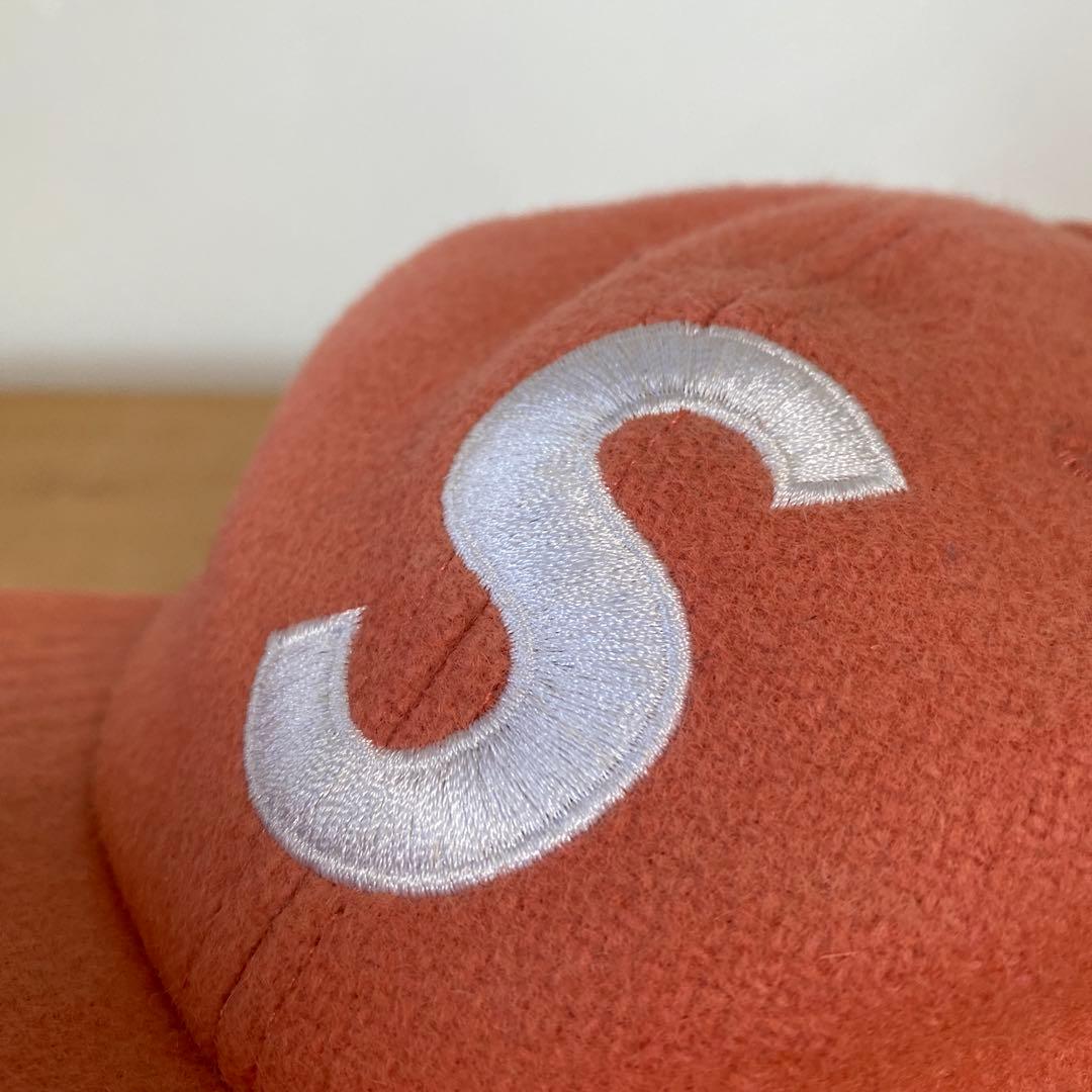 supreme シュプリーム　キャップ　サーモンピンク　MADE IN USA