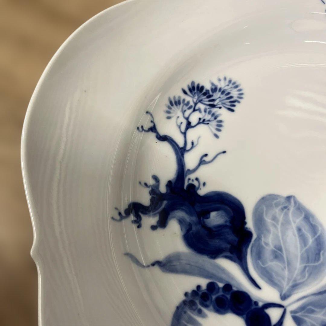s*g様 Meissen マイセン ブルーオーキッド 大皿 プレート 25cm