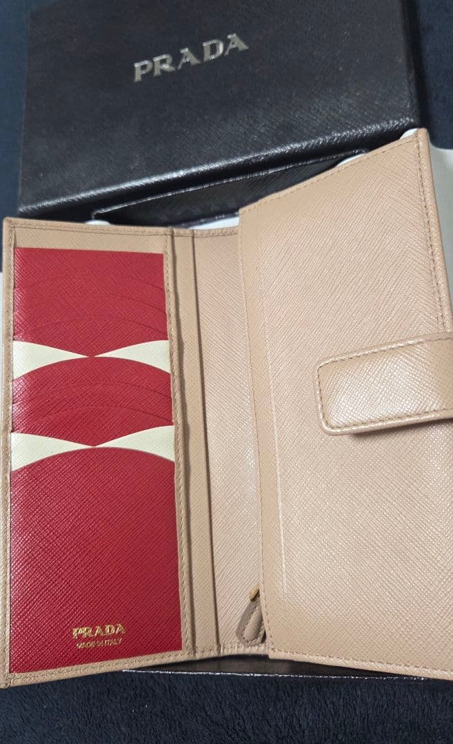 【ema太郎さま専用】(美品)PRADA サフィアーノ マルチカラー　長財布
