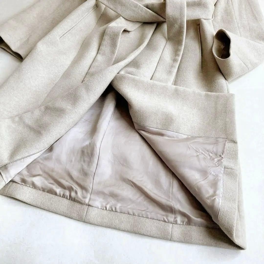 【美品】プレミアムライン アンタイトル 2way スタンドカラーコート 比翼