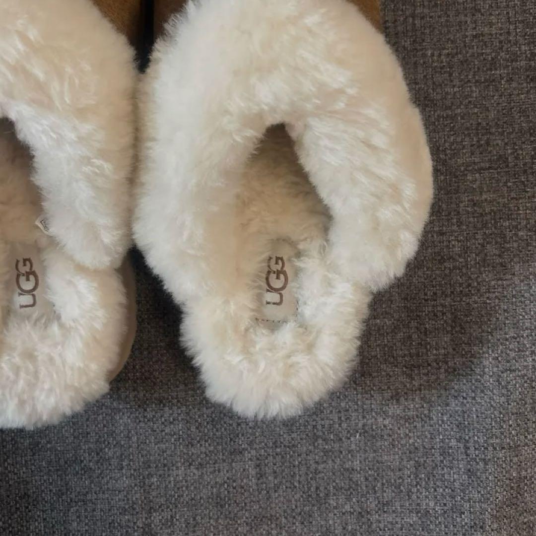 UGG ブラウン スエード スリッパ
