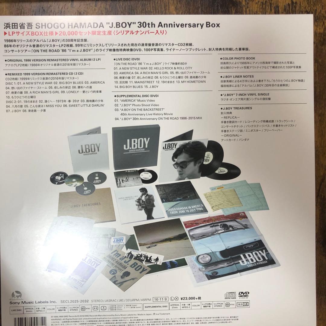 “J．BOY”30th　Anniversary　Box（完全生産限定盤）