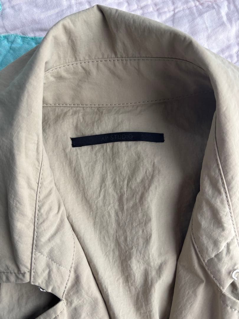 美品 AP STUDIO 23SS Basic ナイロントレンチコート 38