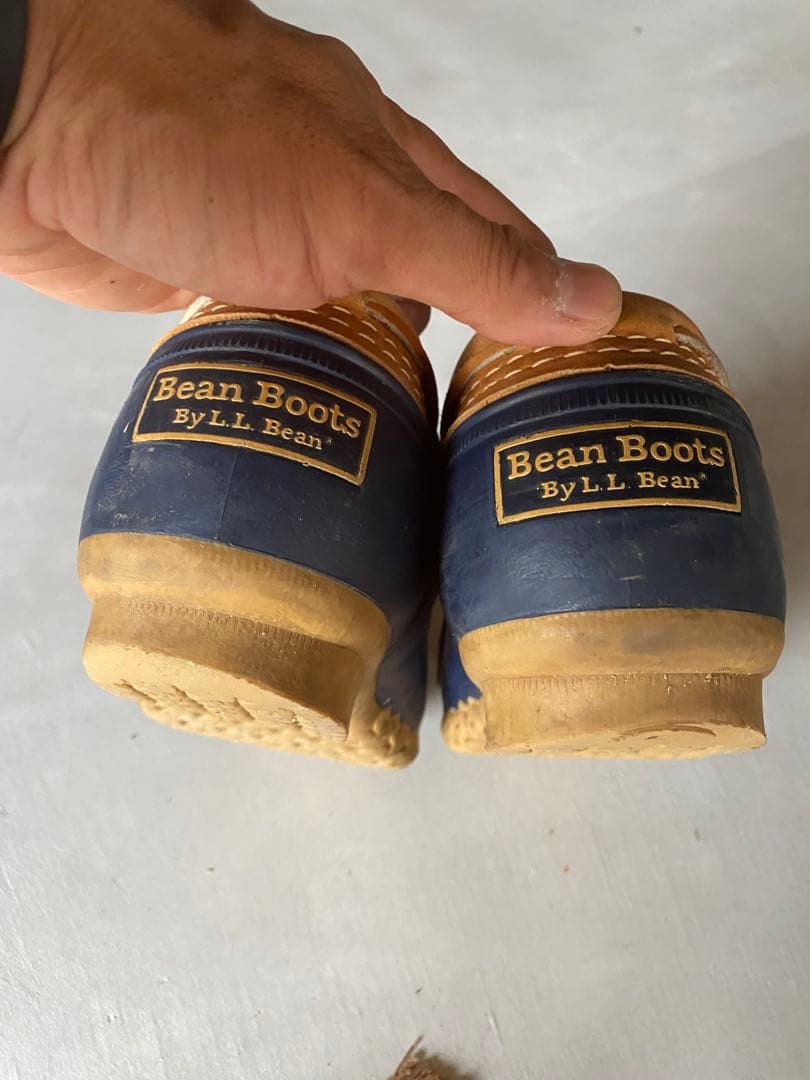 L.L. Bean Bean Boots ネイビー/ブラウン
