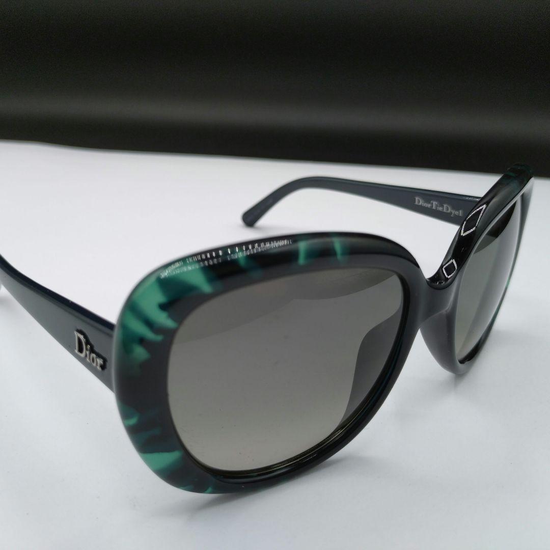Dior Tie Dyel 1 サングラス　黒　グリーン