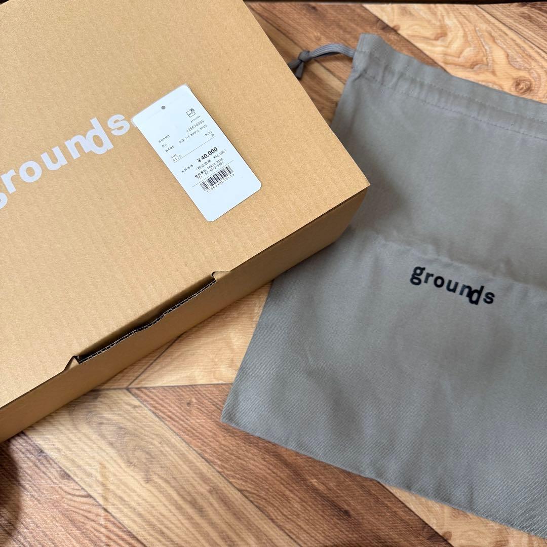 grounds グラウンズ STUDIOUSジップムーピーブーツ/39