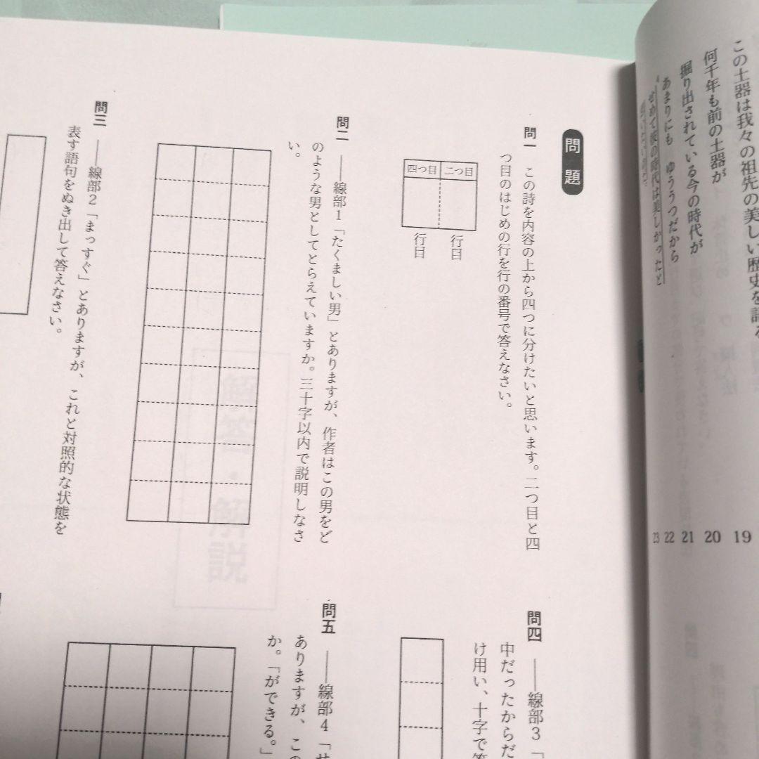 美品　浜学園　日曜特訓 前期　灘コース　国語　生命線テキスト付き11冊フルセット