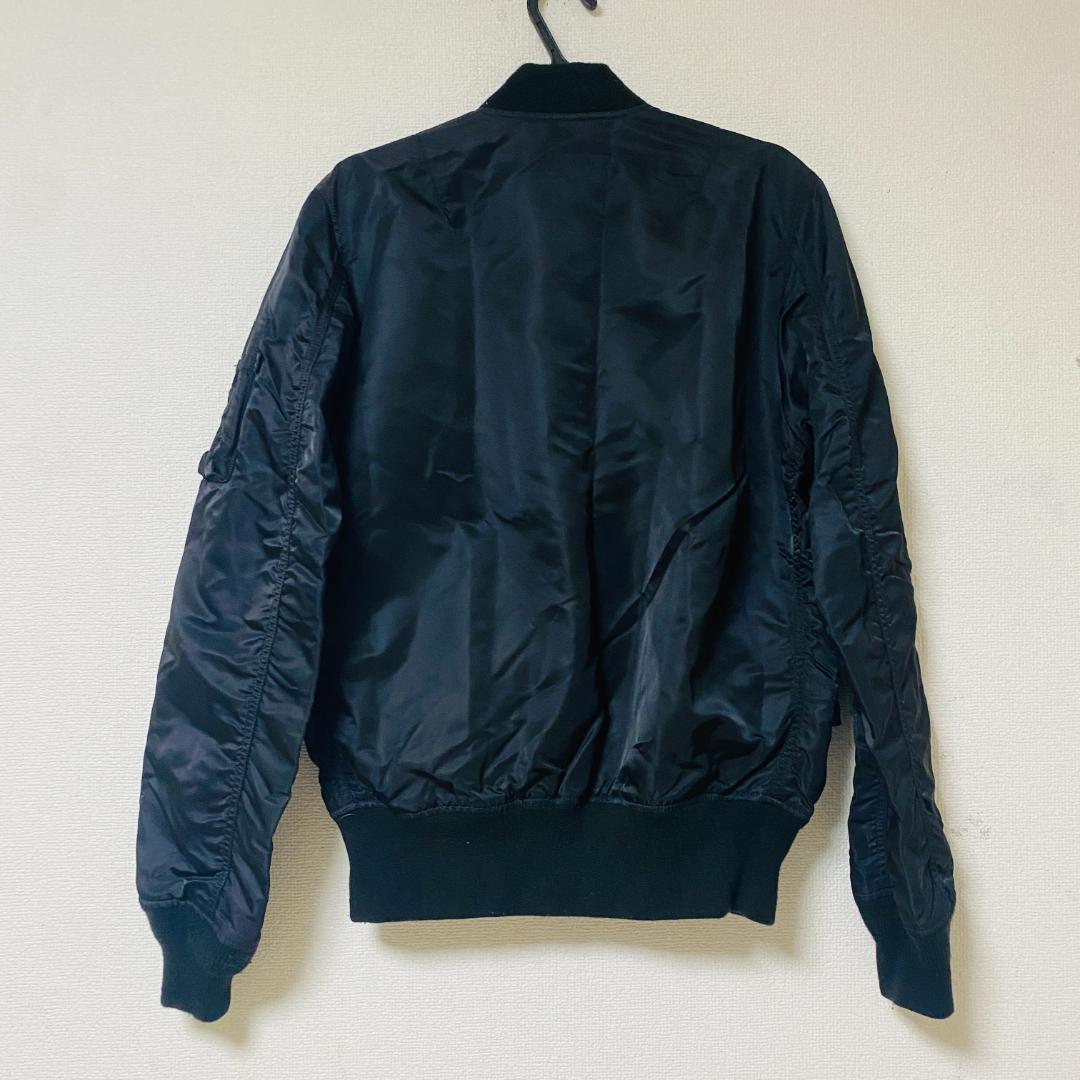 【美品】アルファ インダストリーズ ALPHA MA-1 ブラック サイズL