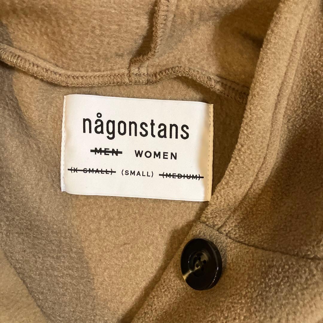 ナゴンスタンス　nagonstans ブラウン フード付きロングコート